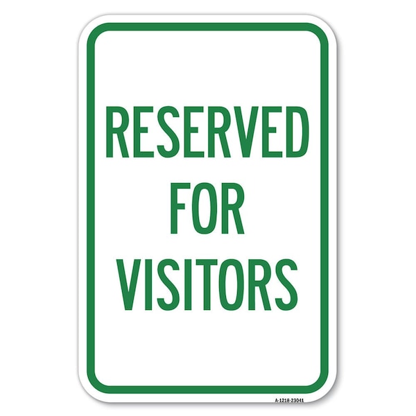 Signmission Reserved Parking Sign Reserved Parking f Heavy-Gauge Aluminum Sign, 12" x 18", A-1218-23041 A-1218-23041 - main